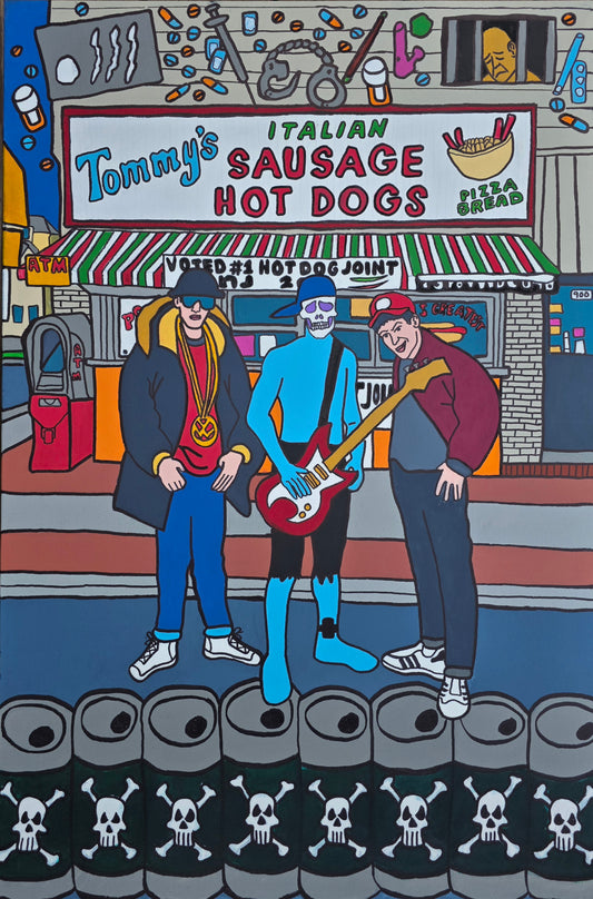 Rhymin & Stealin Old School Elizabeth NJ art print