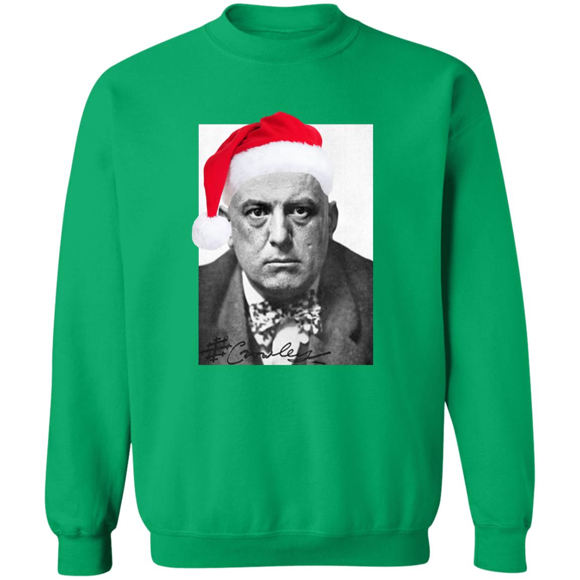 Aleister Crowley Occult Christmas Holidays Witchcraft Sweatshirt