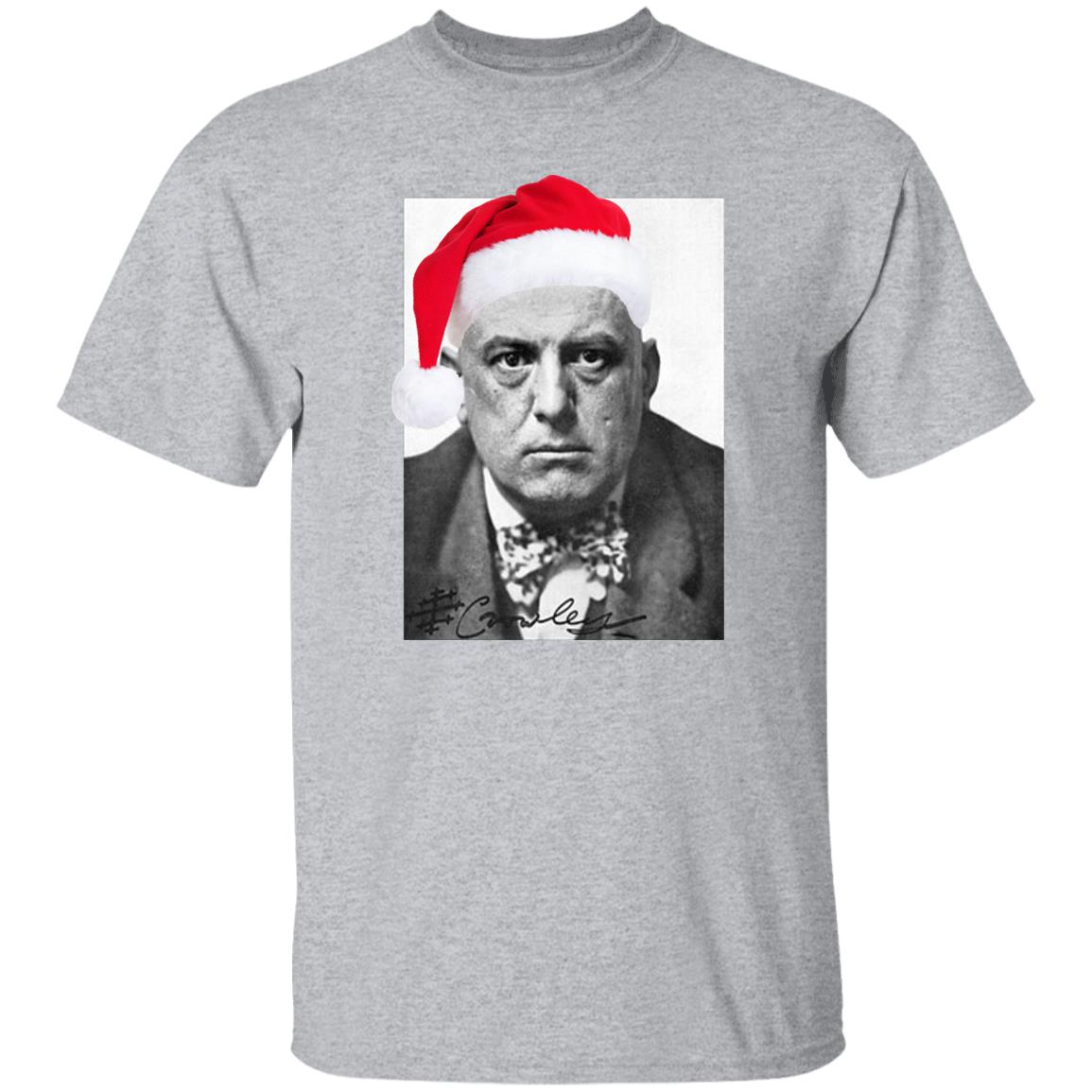 Aleister Crowley Christmas Holidays Occult Tshirt