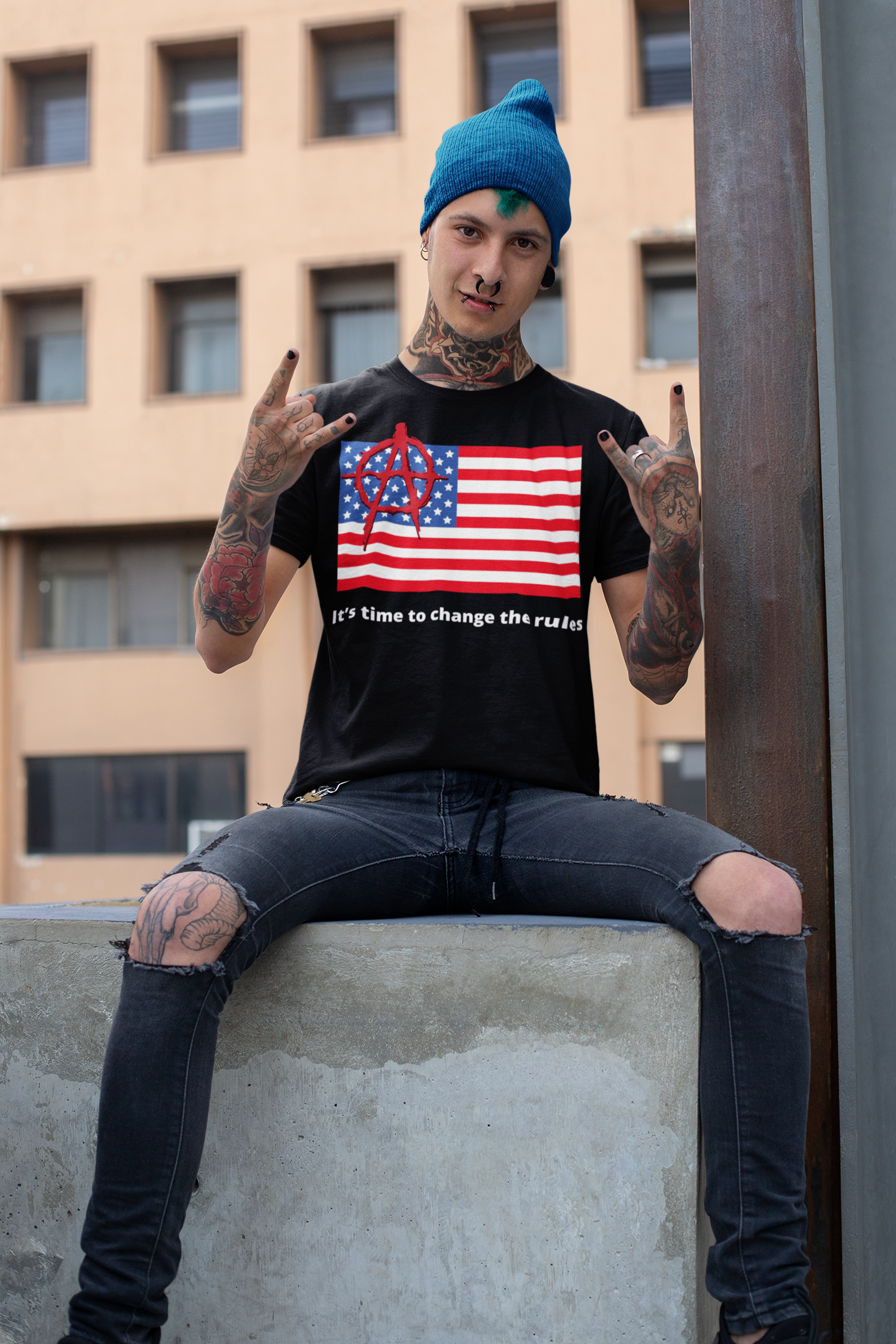 It’s time to change the rules Anarchy USA 5.3 oz. T-Shirt