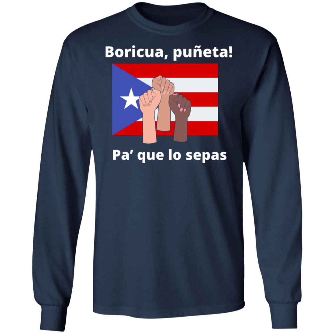 Boricua Puerto Rican Pride LS Ultra Cotton T-Shirt