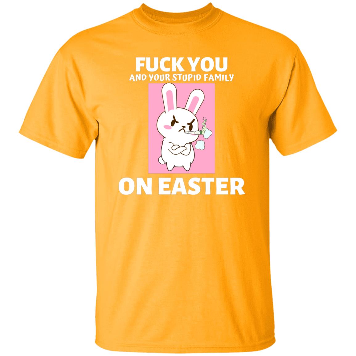 Offensive Easter Anti Social T-shirt, Offensive Holiday Shirt, Easter Bunny T shirt, Bad Bunny Shirt Pot Head T-shirt