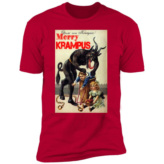 Merry Krampus Christmas Horror T-shirt