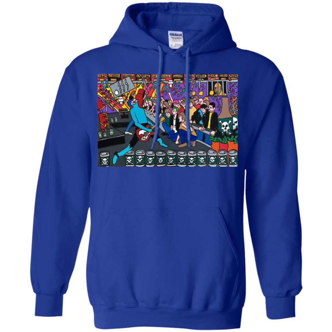 Party Like A Rock Star G185 Gildan Pullover Hoodie 8 oz.