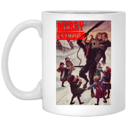 Merry Krampus Christmas Seasons Greetings Mugs Horror Fan Gift