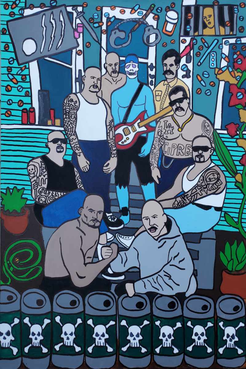 California Painting POSPO Satin Portrait Poster