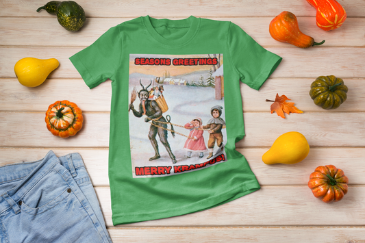 Merry Krampus Christmas Holiday Horror Tshirt