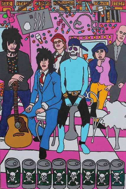 New York Dolls POSPO Satin Portrait Poster