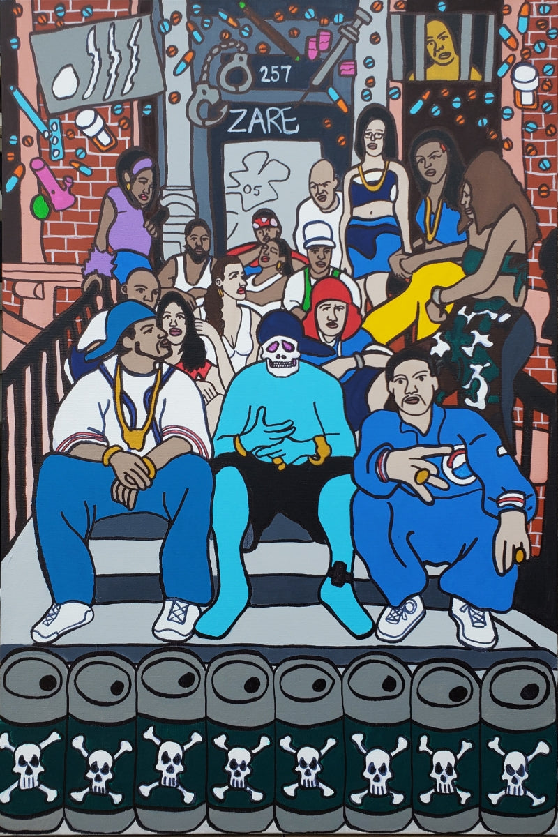 New Painting POSPO Satin Portrait Poster