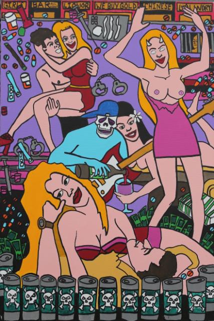 The Good Life Or Is It? POSPO Satin Portrait Poster