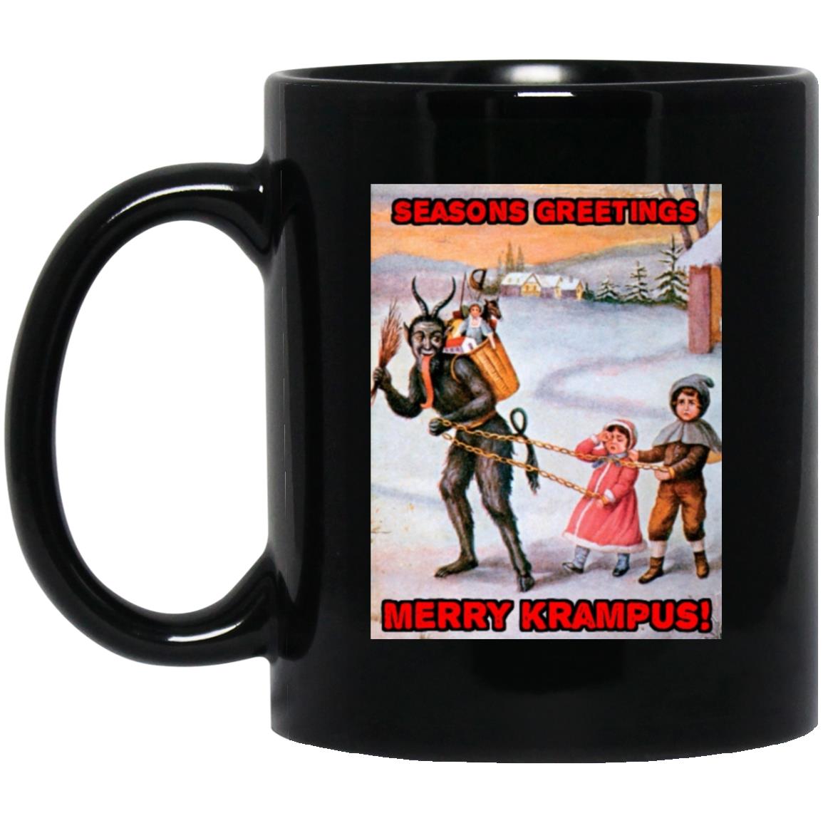 Merry Krampus Christas Horror Coffee Holiday Mug