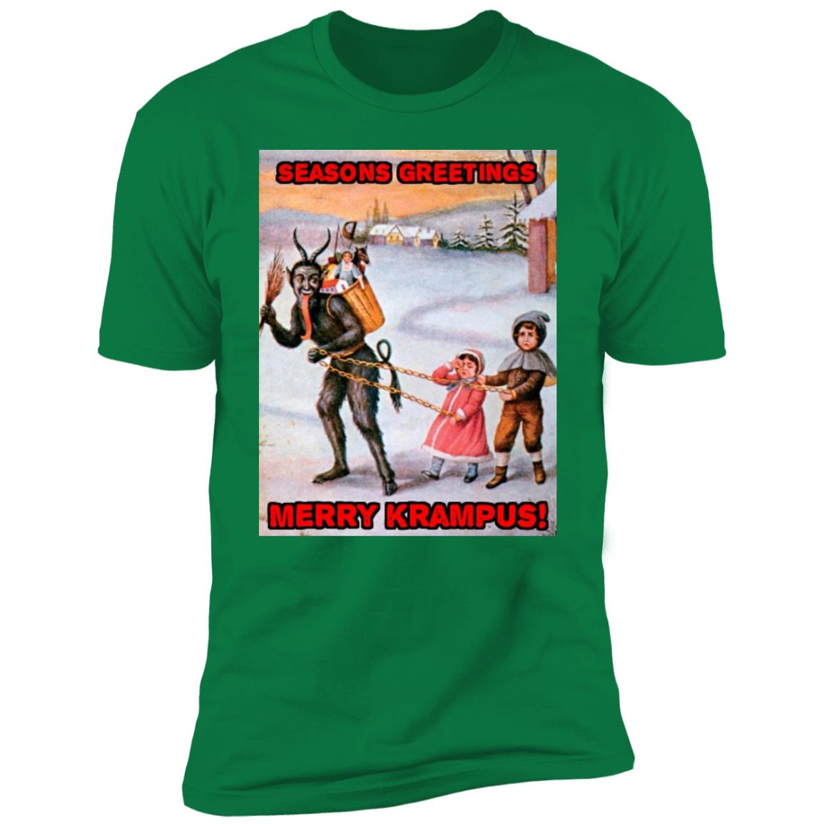 Merry Krampus Christmas Holiday Horror Tshirt