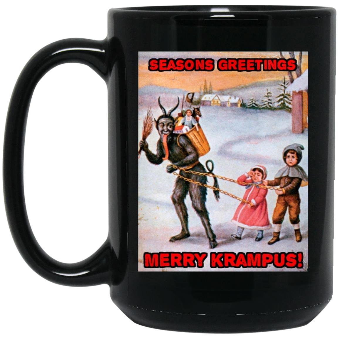 Merry Krampus Christas Horror Coffee Holiday Mug