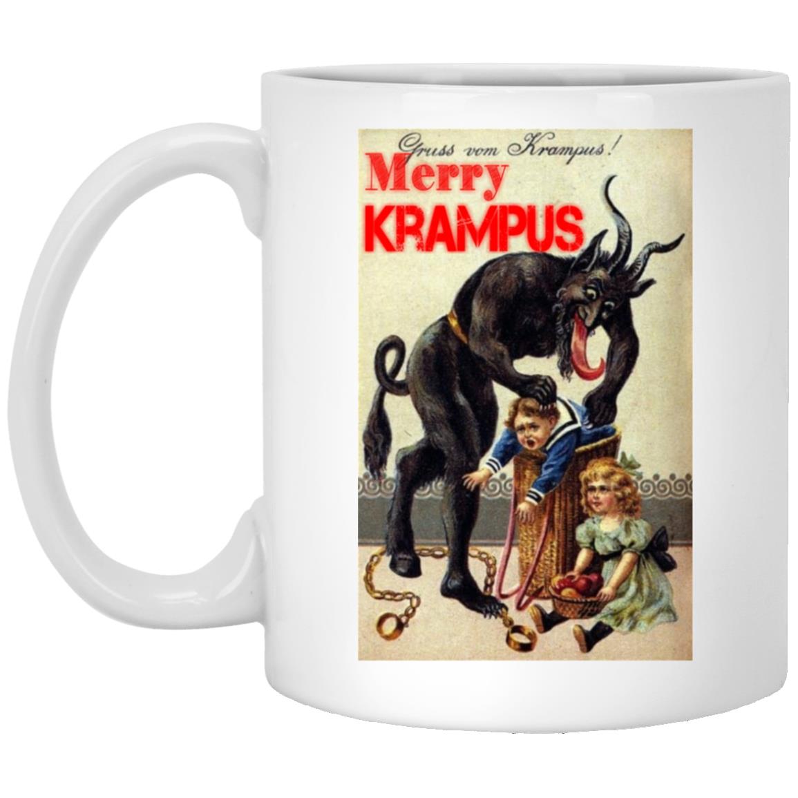 Merry Krampus Original Christmas Horror Coffee Mug