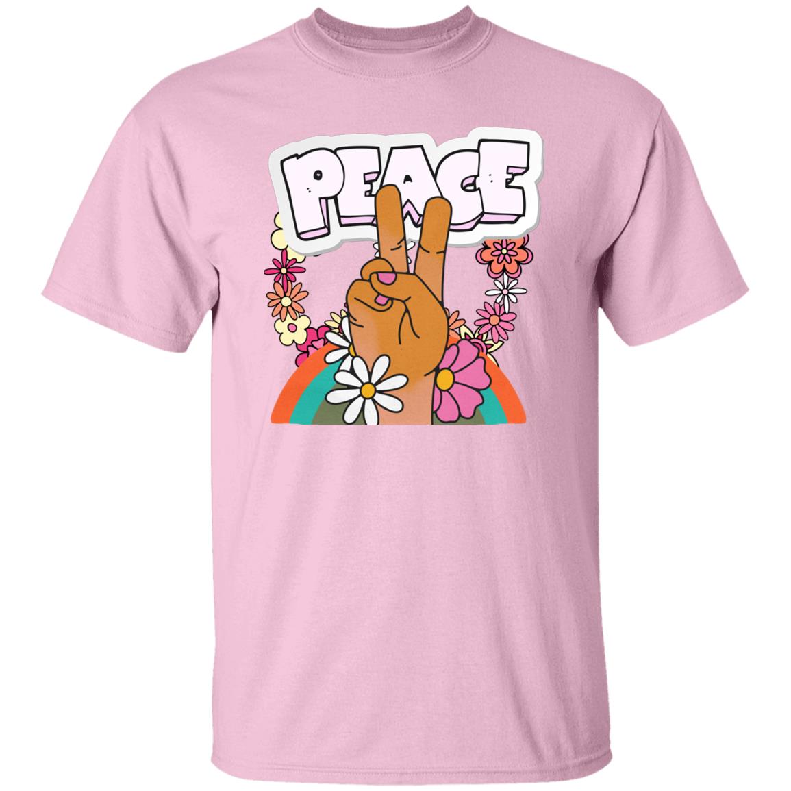 Peace Sign Hippy Flower Power Boho 60s Inspired Peace Love T-shirt,  Retro Style Peace shirt