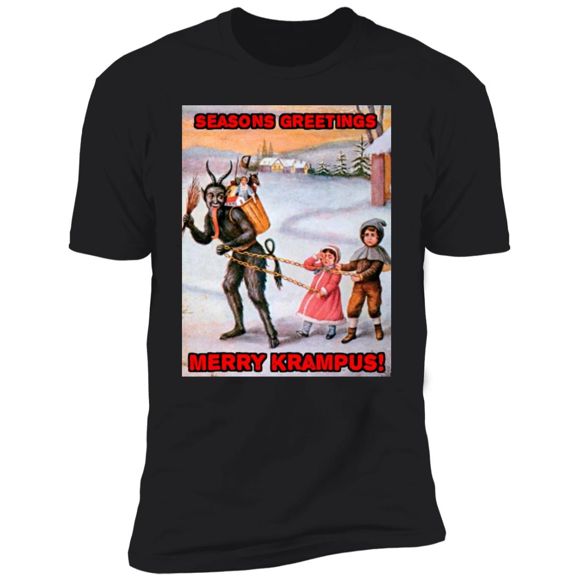 Merry Krampus Christmas Holiday Horror Tshirt