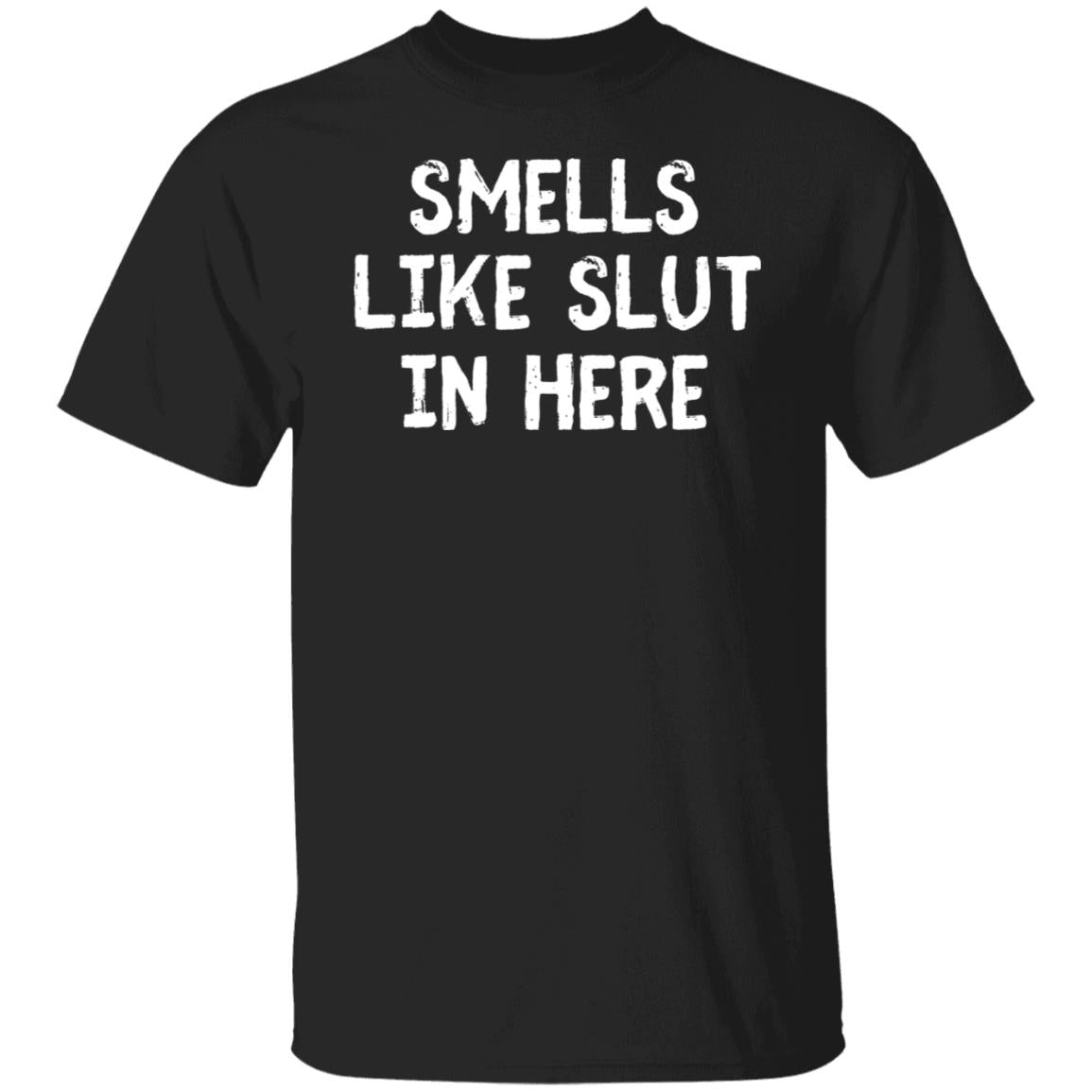 Adult Humor Gift Smells Like Slut In Here T-Shirt