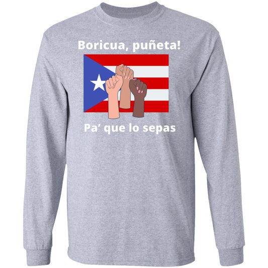 Boricua Puerto Rican Pride LS Ultra Cotton T-Shirt