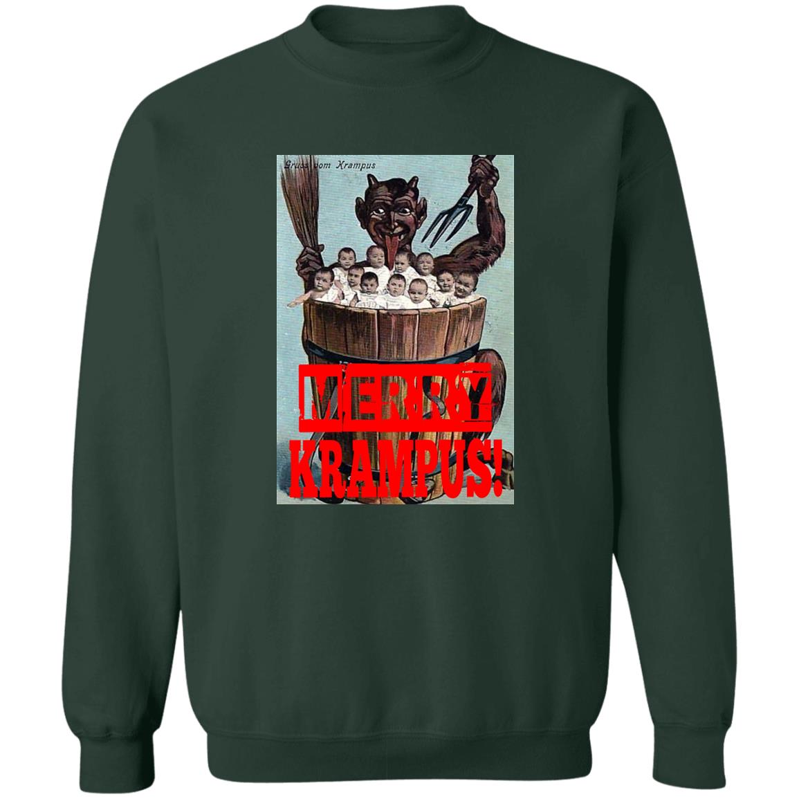 Krampus Sweatshirt, Christmas Horror Fan Sweatshirt, Creepy Christmas shirt, Evil Christmas Horror sweat shirt, Merry Krampus Shirt