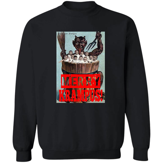 Krampus Sweatshirt, Christmas Horror Fan Sweatshirt, Creepy Christmas shirt, Evil Christmas Horror sweat shirt, Merry Krampus Shirt