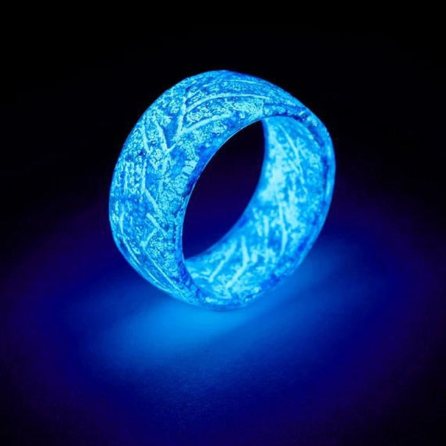 Bright Luminous Glow in the Dark Band Finger Novelty Ring